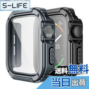 �y���������z2������ Adepoy �R���p�`�u�� Apple Watch Series 6/5/4/SE 44mm �p �P�[�X ��� �A�b�v���E�H�b�`�P�[�X �S�ʕی�J�o�[ �ϏՌ� �X�|�[�c�P�[�X ���� �Ռ� �z�� ���h�~ Apple watch �P�[�X 44mm