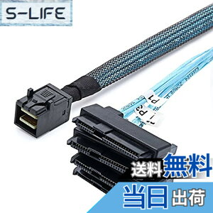�y���������zNFHK ���� Mini SAS SFF-8643 �z�X�g�� 4 SAS 29�s�� SFF-8482 �^�[�Q�b�g�f�B�X�N 6Gbps �f�[�^�T�[�o�[ RAID �P�[�u��