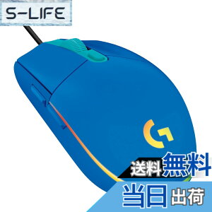 �y���������zLogicool G �Q�[�~���O�}�E�X G203 �L�� �Q�[�~���O �}�E�X USB �ڑ� G203-BL �y�� 85g LIGHTSYNC RGB 6�v���O�����{�^�� �u���[ PC windows mac �������K�i �y �t�@�C�i���t�@���^�W�[ XIV ����