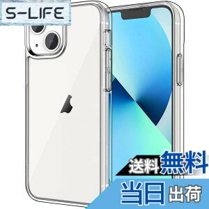 �y���������zJETech iPhone13 mini �ی�P�[�X(5.4�C���`��p) ���΂݂Ȃ� �Ռ��z�� �o���p�[�J�o�[ �����h�~ �N���A�o�b�N (HD �N���A)