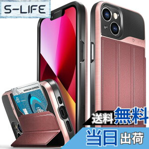 �y���������zVena vCommute Apple iPhone 13 (6.1�C���`) ��p �P�[�X �蒠�^ (�ČRMIL�K�i�擾 | �ϏՌ� ���� �Ռ� �z��) ����PU ���U�[�J�[�h�z���_�[�t�� ���[ 2�� �܂��ݎ��L�b�N�X�^���h�@�\ �蒠
