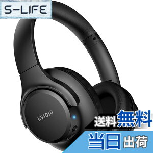 �y���������z���C�����X �w�b�h�z�� KVIDIO Bluetooth 5.4 65���ԍĐ� 40mm HD �h���C�o�[���j�b�g �I�[�o�[�C���[�w�b�h�z�� �}�C�N���� �L�� ���� ���p �Չ� ���^ �n���Y�t���[�ʘb�\ �u���[�g