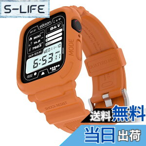 �y���������zelkson �A�b�v���E�H�b�`�o���h Apple Watch 41mm 40mm �o���p�[�P�[�X�t�� ���ȃ����Y�o���h Apple Watch SE iWatch Series 9 8 7 6 5 4�p, Quattro Pro Series �X�|�[�c�~���^���[�ی�P�[�X �v���e�N