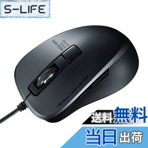 �y���������z�T�����T�v���C(Sanwa Supply) �L��Type-C�u���[LED�}�E�X(5�{�^���E�É��^�C�v) MA-BLC156BK