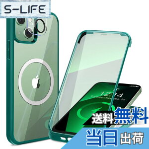 �y���������zHAUTRKBG iPhone 13 Mini �P�[�X �N���A ���ʋ����K���X �S�ʕی� [MagSafe�Ή�] [�J�����t�C������] �����x�̃^�b�`�X�N���[�� �}�O�Z�[�t ���C�����X�[�d�Ή� �ČRMIL�K�i�擾 �ϏՌ� 