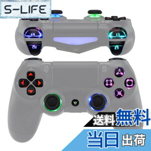 �y���������zeXtremeRate ps4�R���g���[���[�ɑΉ��p�}���`�J���[����D-pad�T���X�e�B�b�N�g���K�[�z�[���t�F�C�X�{�^���Aps4 Slim Pro CUH-ZCT2�R���g���[���[�ɑΉ��pDTFS (DTF 2.0) LED�L�b�g�y�u���b