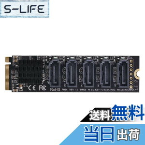 �y���������zXiwai NGFF NVME M-Key PCI Express to SATA 3.0 6Gbps 5�|�[�g �A�_�v�^�[ �R���o�[�^�[ �n�[�h�h���C�u�g���J�[�h JMB585 2280