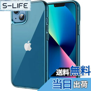 �y���������zJETech iPhone13 mini �ی�P�[�X(5.4�C���`��p) ���΂݂Ȃ� �Ռ��z�� �o���p�[�J�o�[ �����h�~ �N���A�o�b�N (�u���[)