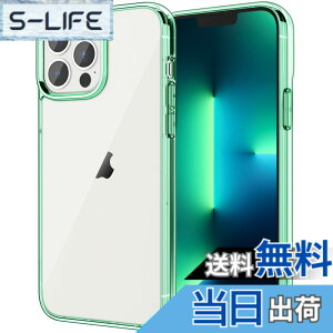 �y���������zJETech iPhone13 Pro �ی�P�[�X(Pro 6.1�C���`��p) ���΂݂Ȃ� �Ռ��z�� �o���p�[�J�o�[ �����h�~ �N���A�o�b�N (�~�b�h�i�C�g�O���[��)