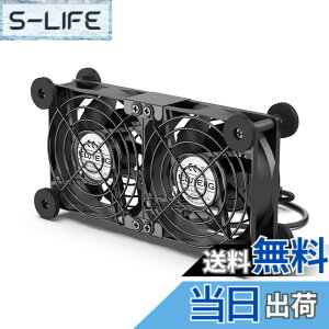 �y���������zELUTENG USB�t�@�� 8cm 2�A ��p�t�@�� �ɏՃp�b�h�t�� �É� ��@ ���u���� 3�i�K���ʒ��� ���� �������ʎ��� ��p�N�[���[ ���^ �����@ ������ 5V �_�u�� 2750RPM x 2 ���^ PC/PS5 / PS4 / 