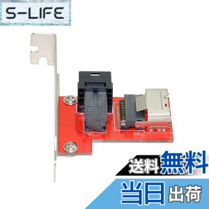 �y���������zNFHK PCI-Express 4.0 Mini SASSFF-8087����SASHD SFF-8643 PCBA���X�A�_�v�^�i�u���P�b�g�t���j