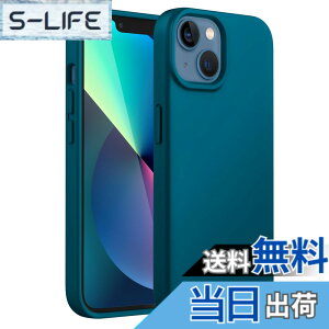 �y���������zJETech iPhone13 mini �V���R���P�[�X(5.4�C���`��p) �V���L�[�\�t�g�^�b�`�t���{�f�B�ی�P�[�X �}�C�N���t�@�C�o�[���C�j���O�t���ϏՌ��J�o�[ (�e�B�[���u���[)