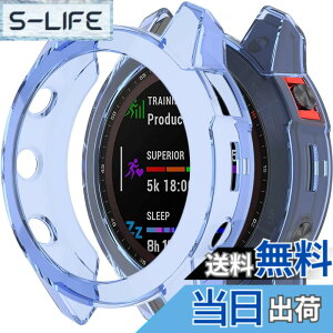 �y���������zMiimall�Ή�Garmin Epix Gen2/Epix Steel�P�[�X TPU�ގ� �\�t�g �Ռ��z�� �y�� ���^ �K�[�~�� Epix Gen2 �J�o�[ �����h�~ �����Ή� �E���ȒP Epix Gen2�ی�J�o�[ �o���p�[�i�N���A�u���[�j