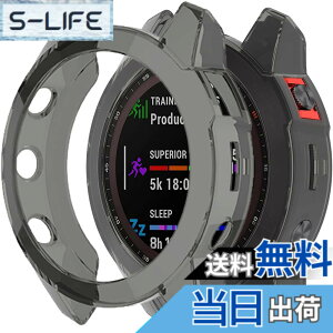 �y���������zMiimall�Ή�Garmin Epix Gen2/Epix Steel�P�[�X TPU�ގ� �\�t�g �Ռ��z�� �y�� ���^ �K�[�~�� Epix Gen2 �J�o�[ �����h�~ �����Ή� �E���ȒP Epix Gen2�ی�J�o�[ �o���p�[�i�N���A�u���b�N�j