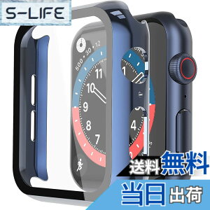 �y���������zULOE �Ή� Apple Watch Series 6 / SE3 (2025) / SE2 / SE / SE2 / Series 5 / Series 4 40mm �p �P�[�X, �Ή��A�b�v���E�H�b�` 6/SE3/SE2/SE/ 5 /4 40mm �ی�J�o�[ �K���X�t�B���� ��̌^ PC�f�ޑS�ʕی�i�u��