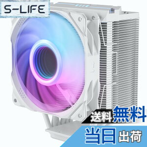 �y���������zupHere CPU�N�[���[�T�C�h�t���[�^ LGA1700�Ή� �����\ ARGB PWM�t�@���̗p AURA Sync���� 5V 3PIN ARGB/Auto RGB �q�b�g�p�C�v6�{ AM4�Ή� �����yC6C4�z