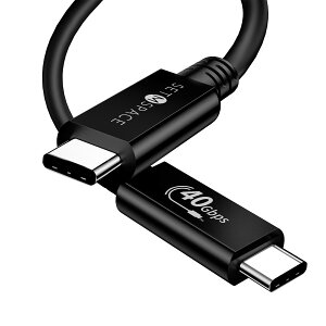 �y���������zSETMSPACE �[�d�P�[�u�� 40gbps�������]�� usb c �P�[�u�� PD100w �^������0.8m