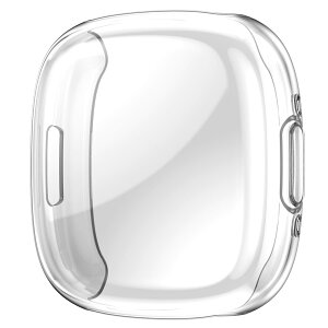 �y���������zMiimall �Ή�Fitbit Versa 4/Sense 2�P�[�X �t�B�b�g�r�b�g Versa4 �y�S�ʕی�J�o�[ �z �C�菝�h�~ �_�炩��TPU�f�� �t�B�b�g�r�b�g Versa 4 �o���p�[ �y�ʔ��^ �ϏՌ� ���b�L���H Fitbit Versa4 