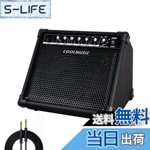 �y���������zCoolmusic DM30 AMP 30 ���b�g�d�q�h���� �A���v �L�[�{�[�h �A���v Aux ���͂� BT�A2 ���́A3 �o���h EQ �� DI �o��