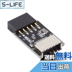 �y���������zCablecc USB 3.1 �t�����g�p�l���\�P�b�g Key-A Type-E to USB 2.0 9�s�� 10�s�� ���C���{�[�h�w�b�_�[ �I�X�����A�_�v�^�[