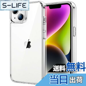 �y���������zJETech iPhone 14 Plus 6.7�C���`�p ���΂݂Ȃ� �ی�P�[�X �Ռ��z�� �o���p�[�J�o�[ �����h�~ �N���A�o�b�N (�N���A)