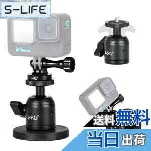 �y���������zHSU �_�� �}�O�l�b�g �J�����}�E���g ���C�X�^���h 360°��]�\ ���R�_�� �}�O�l�b�g 1/4�l�W �t���̃A���~�� �O�r�A�_�v�^�[ �ԍڃJ�����}�E���g ��჌�t/�X�g���{/DSLR/GoPro Hero