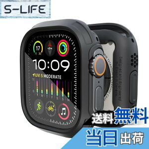 �y���������zElkson Apple Watch Ultra 2/1 �o���p�[�P�[�X & �X�N���[���v���e�N�^�[�L�b�g 49mm Quattro Max�V���[�Y ��� �~���^���[�O���[�h ��v �_�� �ϏՌ� �ی�J�o�[ �����K���X�t�� iWatch�p �u��