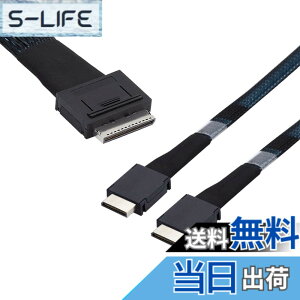 �y���������zNFHK OCuLink PCIe�G�N�X�v���XSFF-8611 8x8���[���f���A��SFF-8611 Oculink 4x SSD�f�[�^�p�A�N�e�B�u�P�[�u��50cm