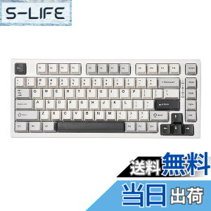 �y���������zYUNZII YZ75 75% �z�b�g�X���b�v�Ή����C�����X�Q�[�~���O�L�[�{�[�h RGB�o�b�N���C�g BT5.0/2.4G/USB-C�ADye Sub PBT�L�[�L���b�v Linux/Win/Mac�p �Z�K�F�؎擾�iGateron G Pro �Ԏ�,�z���C�g)