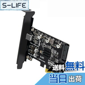�y���������zNFHK USB 3.2 Gen2 Type-C 20Gbps USB-C - PCI-E 4X Express�J�[�h�A�_�v�^�[ �f�X�N�g�b�v�}�U�[�{�[�h�p