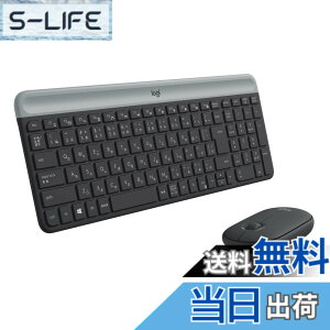 �y���������zLogicool �É� ���C�����X�}�E�X �L�[�{�[�h �Z�b�g MK470GR �O���t�@�C�g ���^ USB�ڑ� ���^ ���C�����X �}�E�X ���C�����X�L�[�{�[�h ���^ �e���L�[ ���� Windows Chrome Surface MK470 ����