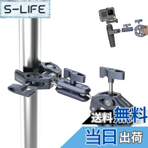 �y���������zSmallRig �X�[�p�[�N�����v �{�[���w�b�h �}�W�b�N�A�[�� �I�o�T�~�N�����v �_�u���N�����v �ɂݖh�~ 360�x��] 1/4''�l�W �Ό��h�~ �_��/�B�e LED���C�g�p ���j�^�[�O�t���p �o�C�N 