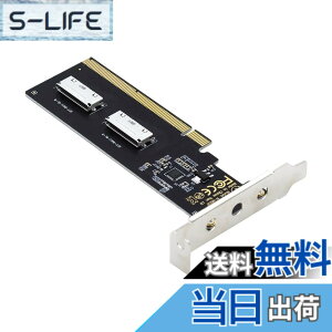 �y���������zNFHK PCIE PCI-Express 16x to Dual Oculink SFF-8612 SFF-8611 8X VROC�A�_�v�^�[ ���C���{�[�hSSD�O���t�B�b�N�X�J�[�h�p