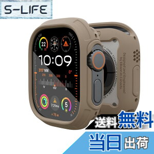 �y���������zelkson Apple Watch Ultra 2/1 �o���p�[�P�[�X 49mm �X�N���[���v���e�N�^�[ �����K���X�ƌ݊�������, Quattro Max �V���[�Y ���� iWatch �p, �~���^���[�O���[�h�̏�v�ȕی�J�o�[, �_���