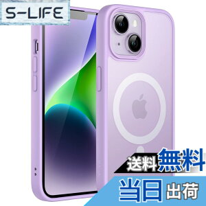 �y���������zJETech iPhone 14 Plus 6.7�C���`�p �}�O�l�b�g �P�[�X MagSafe�ɑΉ� �������̃}�b�g�w�� ���^ �ϏՌ� �J�o�[ (���C�g�p�[�v��)