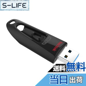 �y���������z�y �T���f�B�X�N ���K�i �z SanDisk ���[�J�[5�N USB������ 128GB USB 3.0 �X���C�h��Ultra �ǎ�ő�130MB/�b SDCZ48-128G-J46 �V�p�b�P�[�W