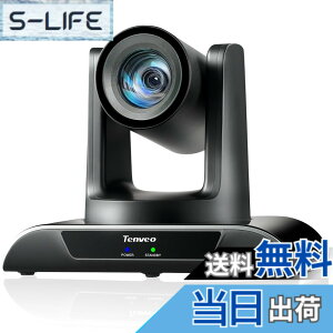 �y���������zTenveo PTZ�J����Web��c �L�p1080p FHD 60 fps���w20�{�Y�[�����C�u�X�g���[�~���O�E�F�u�J����USB/HDMI/RJ45�I�[�g�t�H�J�X�r�f�I��c �I�����C������ �u�`���Ή������R���t��(VHD20H)