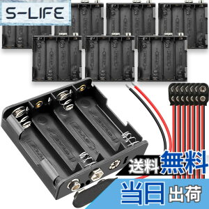 �y���������zXiatiaosann �P3�`�d�r�{�b�N�X 4�{ 6V�o�b�e���[�z���_�[ 4x 1.5V AA�d�r�P�[�X LED���C�g�X�g���b�v�ƃ��W�R���p �d�r�X�i�b�v �N���b�v ���t���A�o�b�e���[ �{�b�N�X�A4��