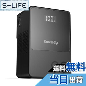 �y���������zSmallRig VB99 �~�j V �}�E���g �o�b�e���[ 6700mAh(99Wh/14.8V) 100W PD USB-C�}���[�d OLED �X�N���[�� DC�|�[�g��� D-TAP USB-A BP�C���^�[�t�F�[�X �J�����Ή� �r�f�I�J�����Ή� ���j�^�[�p �X