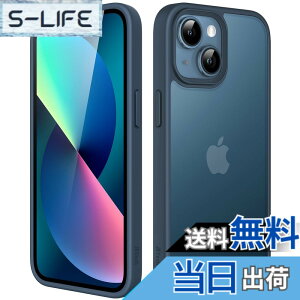 �y���������zJETech �}�b�g�P�[�X iPhone 13 Mini 5.4�C���` �ϏՌ����~���^���[�O���[�h�̗����h�~ ������̔������̔w�ʓd�b�J�o�[ �w��h�~ (�X�g�[���u���[)