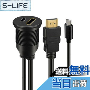 �y���������zxiwai 2�|�[�g �h�� �h�o USB-C Type-C USB 2.0 & HDMI 4K ���b�`�}�E���g �t���b�V���P�[�u�� ���� �_�b�V���p�l���p 3.3�t�B�[�g