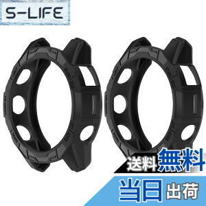�y���������zSHEAWA for Garmin�K�[�~�� Fenix 7X Pro �P�[�X �J�o�[ �ی�P�[�X �݊��i Epix Pro 51mm TPU�S�� �ی�J�o�[ �ϏՌ� �A�N�Z�T���[ (�u���b�N)