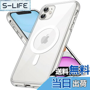 �y���������zJETech iPhone 11 �}�O�l�b�g�P�[�X (6.1�C���`�p) MagSafe ���C�����X�[�d�Ή��Ռ��z���o���p�[�J�o�[ �����h�~�����o�b�N (�N���A)