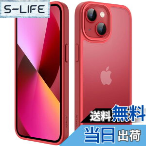�y���������zJETech �}�b�g�P�[�X iPhone 13 Mini 5.4�C���` �ϏՌ����~���^���[�O���[�h�̗����h�~ ������̔������̔w�ʓd�b�J�o�[ �w��h�~ (���b�h)