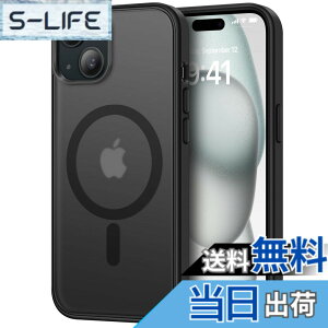 �y���������zTENDLIN iPhone 15 Plus �p�P�[�X MagSafe�Ή� ������ �}�b�g�� �C�菝�h�~ �w��h�~ ���^ �Ή� �A�C�t�H��15 Plus �J�o�[�i�u���b�N�j