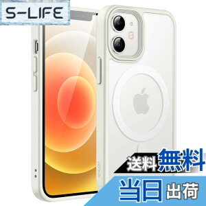 �y���������zJETech iPhone 12 mini 5.4�C���`�p �}�O�l�b�g �P�[�X MagSafe�ɑΉ� �������̃}�b�g�w�� ���^ �ϏՌ� �J�o�[ (�z���C�g)