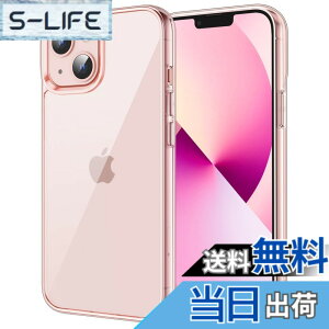 �y���������zJETech iPhone13 mini �ی�P�[�X(5.4�C���`��p) ���΂݂Ȃ� �Ռ��z�� �o���p�[�J�o�[ �����h�~ �N���A�o�b�N (�s���N)