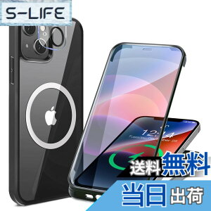 �y���������z�y���ʋ����K���X�E���ٓI�ȑϏՌ����zHAUTRKBG iPhone 15 Plus �p �P�[�X �N���A �S�ʕی� [MagSafe�Ή�] [�J�����t�C������]�M�����Ȃ� �\�t�gTPU�o���p�[ �}�O�Z�[�t ���C�����X�[