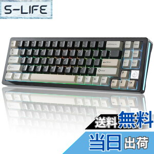 �y���������zYUNZII AL71 68% �Q�[�~���O�L�[�{�[�h �t���A���~CNC �z�b�g�X���b�v�Ή� ���� �K�X�P�b�g ���J�j�J���L�[�{�[�h NKRO 2.4GHz���C�����XBT5.0/USB-C �L�� RGB�o�b�N���C�g Win/Mac�p �����蕨