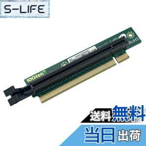 �y���������z10Gtek PCI-Express 16x ���C�U�[�J�[�h 90�x L�A���O�� ���C�U�[ �A�_�v�^�J�[�h�A1U�p�ASupermicro���C�U�[�J�[�h RSC-R1UTP-E16R�ƌ݊�